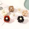 DONNA GIURNI Flower Shape Hair Clip Claw Sweet Markings Barrettes Fashion Hairpins Plastic Boemia Accessori per capelli