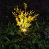 Lampes solaires LED Lampe de pelouse Villa extérieure Décoration Jardin Rape Fleur Plug-in Lanterne Lumière à l'extérieur