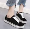 Men Women Classics Canvas Casual Shoes Classic Black White/all black Skateboard Shoe Upgraded Version Woman flats Sneakers