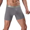 Cuecas masculinas cuecas planas pijama briefs longo algodão respirável e resistente ao desgaste boxer roupa interior ropa interior unde290a