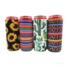 17 * 8.5cm pode refrigerador slim pode insuladores neoprene bebida bebida refrigerador colaborável cola garrafa koozies cactos leopardo canle zc368