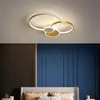 Deckenleuchten Moderne LED Schwarz/Weiß/Gold Rahmen Plafon Lampe für Schlafzimmer Wohnzimmer Licht AC110-220V