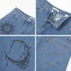 Letnia Moda Dżinsowe Szorty Kobiety Hemming Blue Boyfriend Style Krótkie spodnie Luźne Dżnowiły Spodenki Streetwear Spodenki 210611