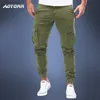 Pantaloni militari cargo da uomo Pantaloni skinny casual autunno Pantaloni lunghi militari Pantaloni sportivi Pantaloni sportivi Pantaloni mimetici Trendy 210714