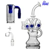 Hookahs glasbägare Bongs Ash Catchers Recycler OID Rig