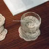 Katoen placemat ronde 10 cm breed voor tafel koffie thee glazen dineren home decor keuken pads matten