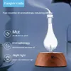 Humidifiers 50ml Waterless Essential Oil Pure Diffuser Nebulizer Aromatherapy Electric Wood Glass Home Aroma Diffusers Arom