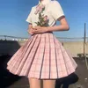 girls pink mini skirt