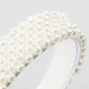 Fashion Style Full Pearl Hair Band Girl Heart Korean Headband Lady White Headdress Wedding Ornament Clips & Barrettes