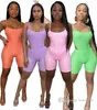 Sexiga Jumpsuits Summer Kvinnor Kläder Byxor Halter Bandage Hollow Out Ärmlös Topp Bifogad Leggings Byxor Rompar Bodycon Bodysuits