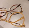 Fashion Round Women Glasses Frame vintage Clear Lens Eyewear Men Optical Leopard Green Eylasses Ompelasi da sole 2536683