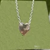 Collier de mode Designer Bijoux Ras du cou de luxe Love Heart Pendentif colliers et bracelet ensemble Party pour filles enfants sœurs couples personnalisé en acier inoxydable