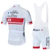 Vini Fantini Kolarstwo Jersey 20D Shorts MTB Maillot Bike Shirt Downhill Pro Mountain Rower Garnitur