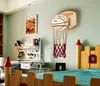 Lâmpada de parede para crianças Luzes de basquete para crianças Quarto Deco Sconce Loft Living Sala Lâmpadas