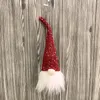 Nouvelles décorations de noël en peluche Gnomes, cadeau de famille, aménagement de scène avec lumières, ornements pour arbre, maison, boules de poupée elfe en peluche nordique