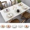 European table placemat lotus leaf pattern kitchen plant coffee table mat coaster board coaster home decoration 210706