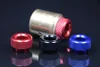 810 Kennedy Aluminum Knurled Drip Tips 528 Alloy Pure Colors Dripper Tip TFV8 TFV12 Big Baby Connecter Candy Acrylic Package