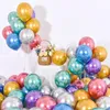 Party Decoration Chrome Metallic Balloons 12 cali Gruby Latex Balon na ślub Urodziny Masquerade Walentynki Decor RH55541