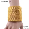 Bracelet de luxe couleur or 24K, dubaï, africain et indien, taille pour femmes, bijoux de mariage, cadeaux de fête, 220R