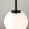 Lámpara de araña moderna para comedor, iluminación colgante con bola de cristal de diseño, luminaria brillante