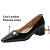 Sweet Shallow Shoes Woman Heels Spring Pearl Decoration High Pumps Wedding Party Working Women's 210528