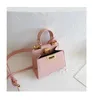 Children princess handbag 2021 girl PU one shoulder bags fashion kids solid colors Casual crossbody bag woman accessories wallet F303