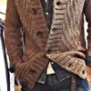 Herentruien 2022 mode mode met lange mouwen gewone draadknop gewoon revers standaard casual trui mannelijke trends verkoop