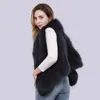 Women's Fur & Faux Vest Arrival Women Winter Luxury Real Gilets Brand Female Natural Waistcoats High Quality