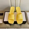 Slippers designer thick heel women's sandals 2022 beach seaside candy color bathhouse retro rubber jelly flip flops 35-41