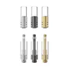 510 Kalın Yağ Atomizer .5ml 1ml Tabanca Siyah Buharlaştırıcı Kartuşlar 4*Emme Delikleri Cam Ağızlık Tankı