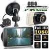4 pouces IPS HD 1080P voiture de conduite voiture caméra voiture caméra voiture DVR enregistreur de conduite Dashcam Night Vision G Senseur Support Russe