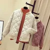 Chaquetas de invierno para mujer, abrigos cálidos informales con botones de manga larga y cuello redondo, uniforme de béisbol ajustado sólido, ropa de abrigo de otoño para mujer 210526