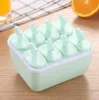Ice Cream Molds 6/8 Cell Frozen Cube Mold Popsicle Maker Creative DIY Tools Homemade Freezer New Food Grade Plastic GYL56