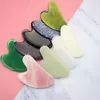 Gua Sha Face Massager Tool Stone Используется для улучшения кровообращения Удаление токсинов Скребок