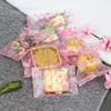 500pcs schöne Plastikbeutel Heat Seal Geschenkverpackungstaschen für Cookie Candy Tea227d4078777