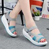 Women Platform Sandals Shoes Wedges Swing Shoes Casual Comfortable Non-slip Breathable Ladies Mesh Shoes Open Toe Sandals 210624