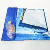 Rideaux de douche Qiyi Ocean Print Salle de bain avec crochets Tissu en polyester imperméable Animaux de mer Bain pour enfants