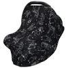 Baby Verpleegster Cover Safety Seat Sjaal Canopy Trolley Deken Ins Bloemen Stretchy Borstvoed Streep Auto Privacy