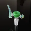 Tobaks tillbehör Kvarts Skål Rökning Tillbehör Mini Heady Glasskålar 14 mm Manlig Höjd 68mm För Vattenrör