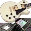 Sällsynt anpassade deluxe Vintage White Electric Guitar Ebony Fingerboard FRET Bindande guldhårdvara i lagerfartyget ut snabbt6849885