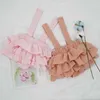 Vår sommar baby tjejer bodysuits soild färg tutu kjol kaka klänning född kläder toddler outfits e37 210610