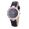 Luxe Fashion Women's Watches Crystal Leather Casual quartz horloge armband vrouwen Relogio Feminino Saat Horloges