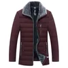 Men's Winter Parkas Fur Collar Windbreaker Cotton Padded Anorak Thick Warm Jacket Coat Male Casual Fleece Parkas Men Clothing 211204