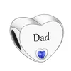 Orijinal Pandora Charm Bilezik 925 Sterling Gümüş Gelin Oğlu Mutlu Yıllar Pembe Zirkon Aşk Kadın Yapmak İçin Kalp Boncuklar231j293f