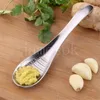 Ferramentas vegetais colher de aço inoxidável moedor gengibre ferramentas cozinha do agregado familiar melões e frutas ferramenta moagem alho masher dd975