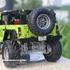 J902 Green SUV All-Terrain Off-road fordonsbyggnadsblock Technic 2343pcs 1: 8 Series Assembly Bricks Children Education Toys Christmas Birthday Presents for Kids