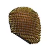 Maski imprezowe Studded Spikes Full Face Jewel Margiela Mask Halloween Cosplay Funny Suppie Head Wear 8192671