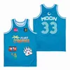 NCAA Stitched Movie Basketball Jerseys Flint Tropics Semi Pro 11 Monix 33 moon 7 coffee black Jersey Mens Shirt Uniform Top/Good Quality