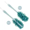 Boule de bain en maille de douche avec longue poignée, brosse à frotter le dos, outil de bain, brosse de nettoyage de peau douce et délicate, épurateur pratique pour le corps WH0491