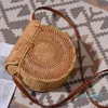 Цилиндр старинный натуральный летний праздник ротанга персонализированная пляжная сумка